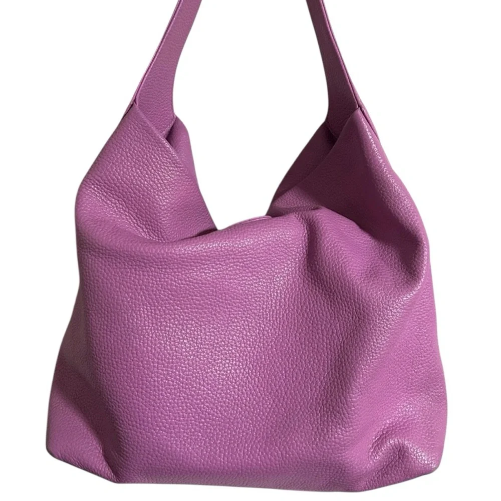 DOONEY & BOURKE Pink w/Silver Hardware Hobo Bag, EUC